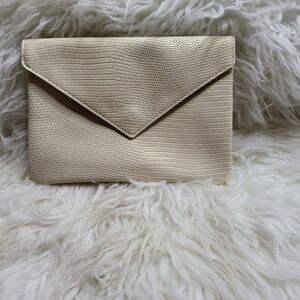 Ipsy Cream Makeup Case Envelope